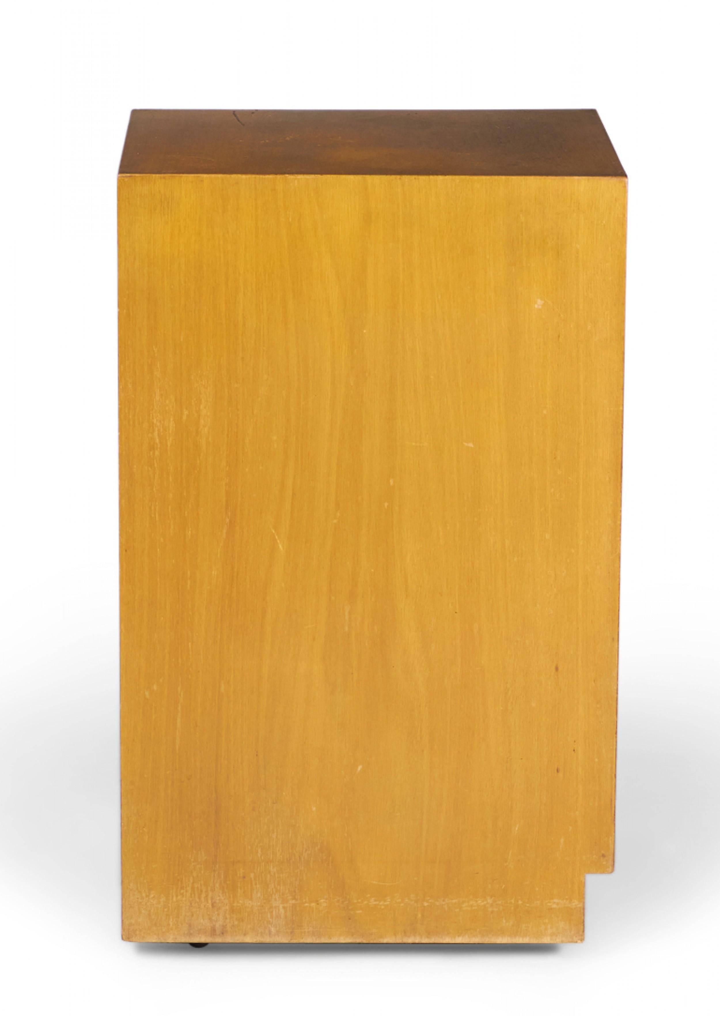 Wood Widdicomb Modern Blond Maple Tall Single-Door Cabinet / Nightstand For Sale