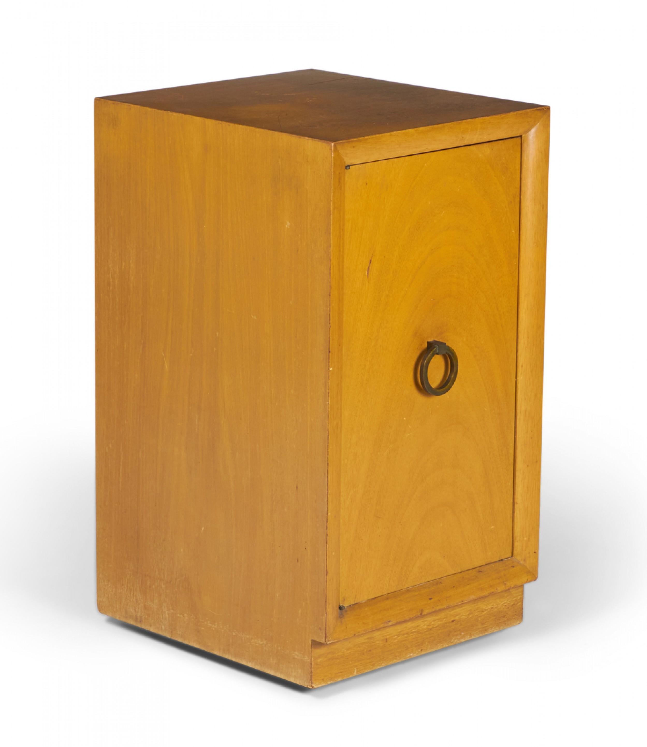 Widdicomb Modern Blond Maple Tall Single-Door Cabinet / Nightstand For Sale 1