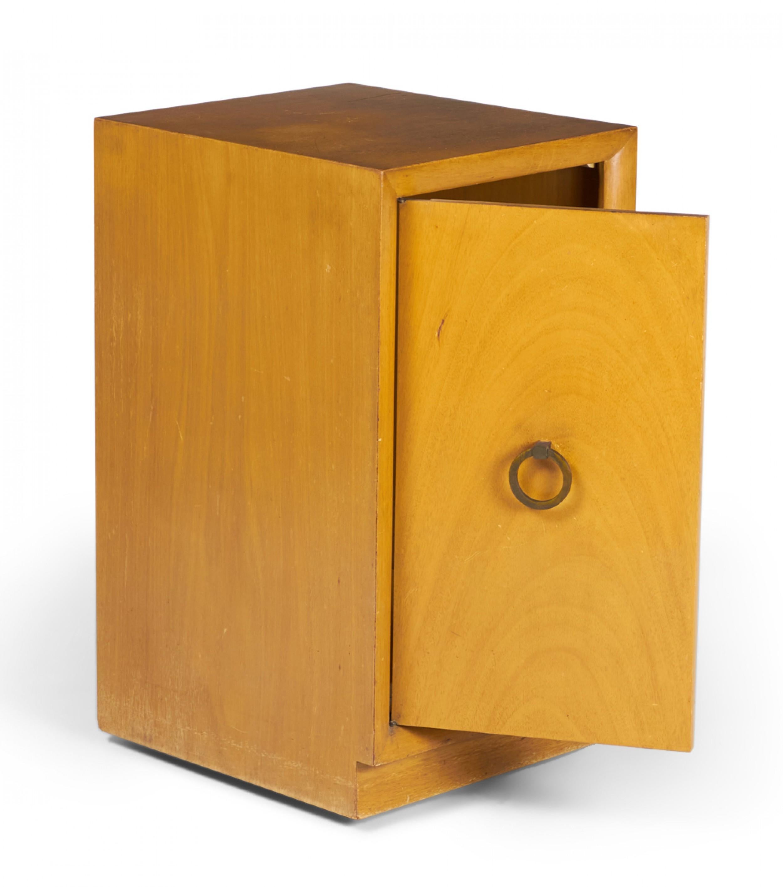 Widdicomb Modern Blond Maple Tall Single-Door Cabinet / Nightstand For Sale 2