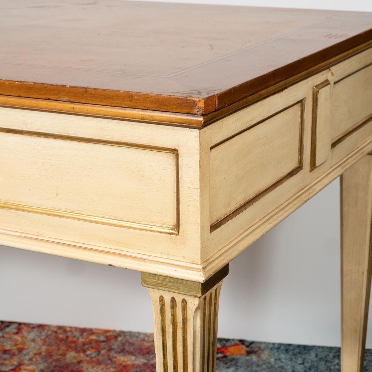 Widdicomb Painted and Gilt Wood Desk For Sale 10