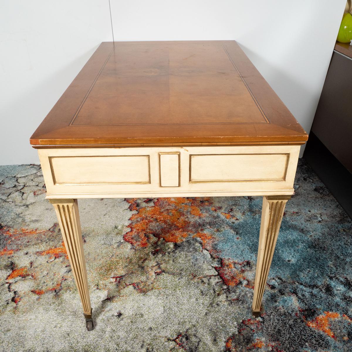 Widdicomb Painted and Gilt Wood Desk For Sale 12