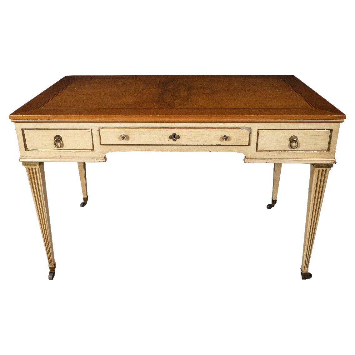 Widdicomb Painted and Gilt Wood Desk For Sale