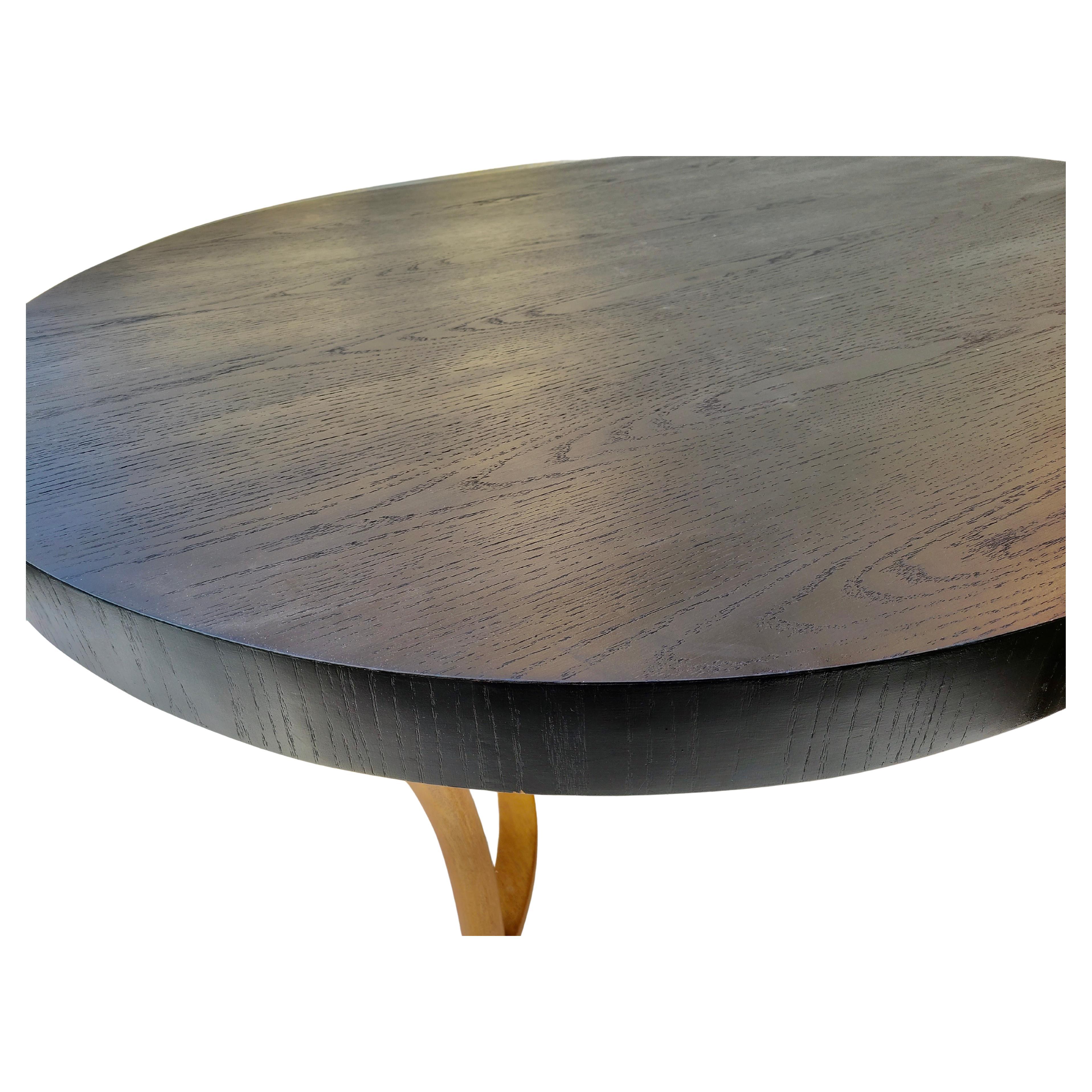 Frêne Table de salle à manger Widdicomb à pieds de sabre Robsjohn-Gibbings en vente