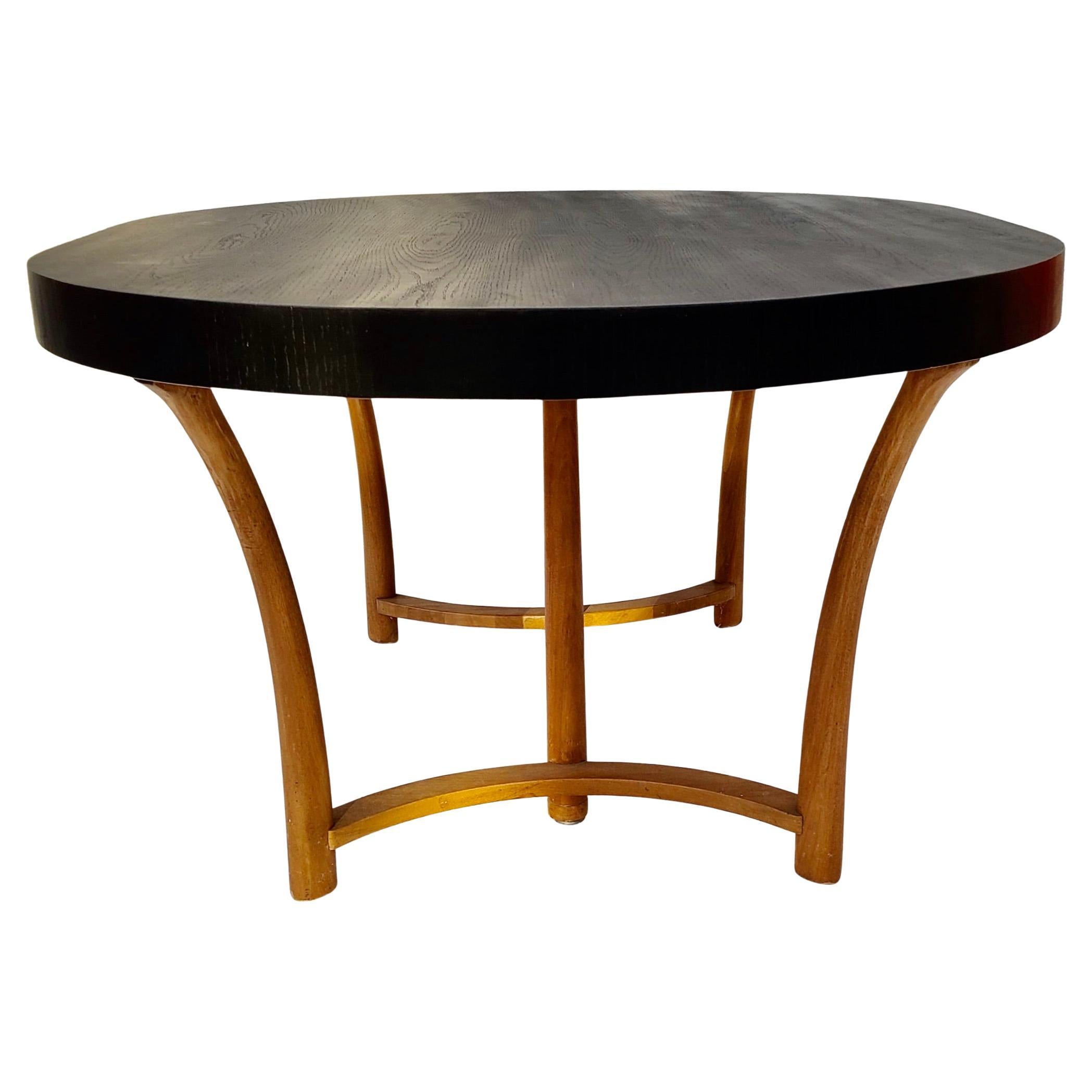 Table de salle à manger Widdicomb à pieds de sabre Robsjohn-Gibbings en vente 1