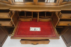 Widdicomb Ciliegio massiccio Butlers Drop Front Leather Top Desk Breakfront MINT