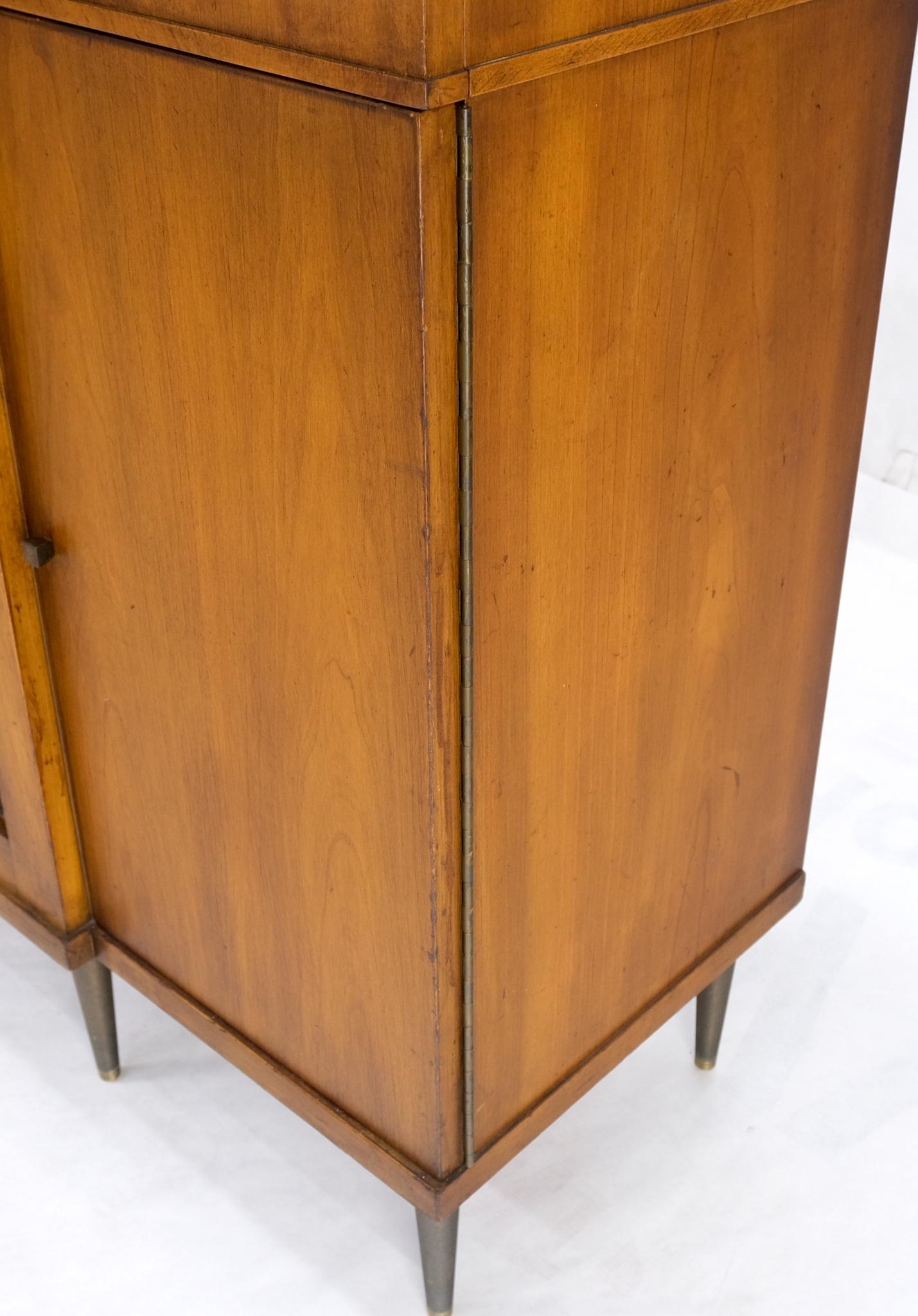 Widdicomb Tambour Doors Compartment Console Server Credenza Cabinet Sideboard 5