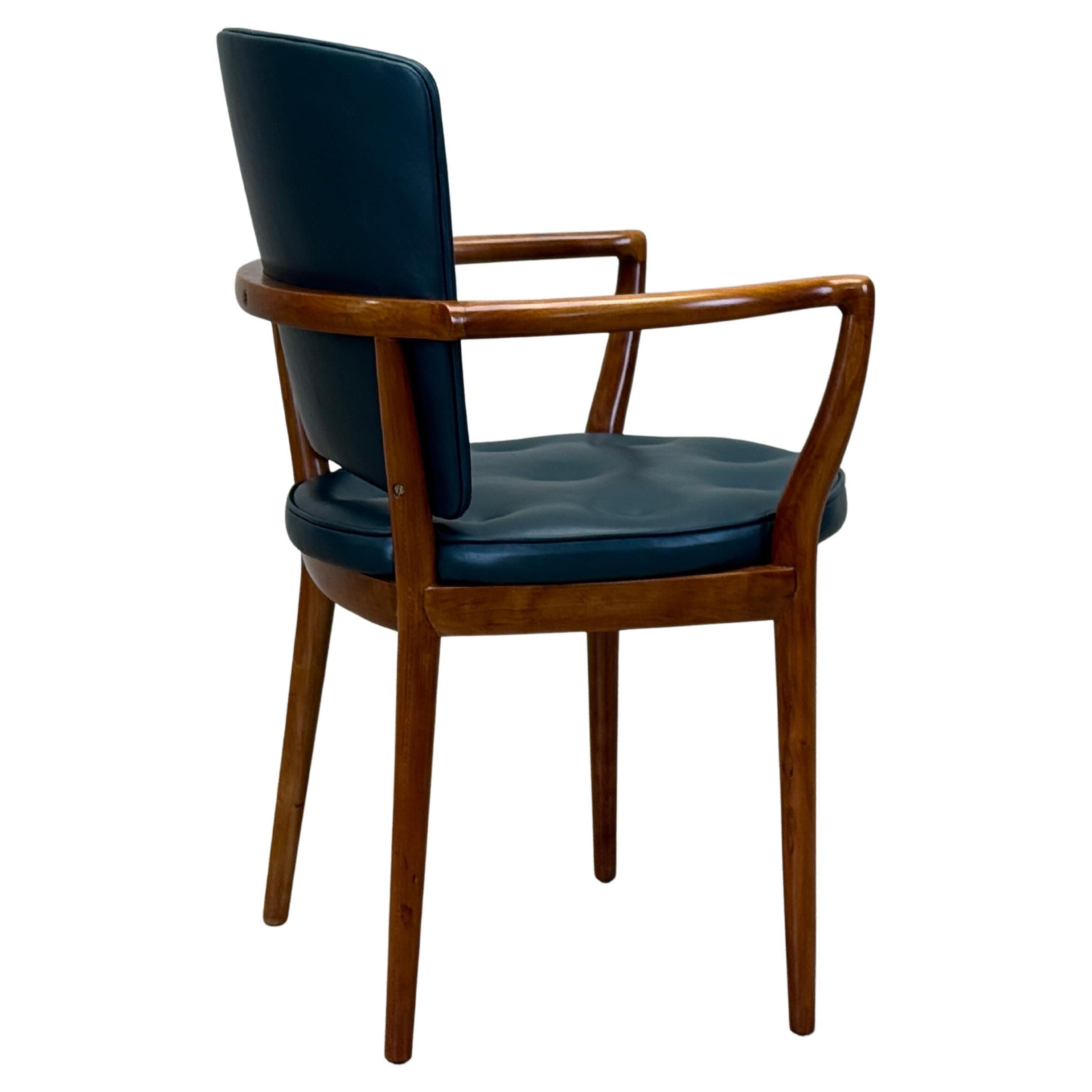Fauteuil / chaise de bureau Widdicomb en noyer en vente