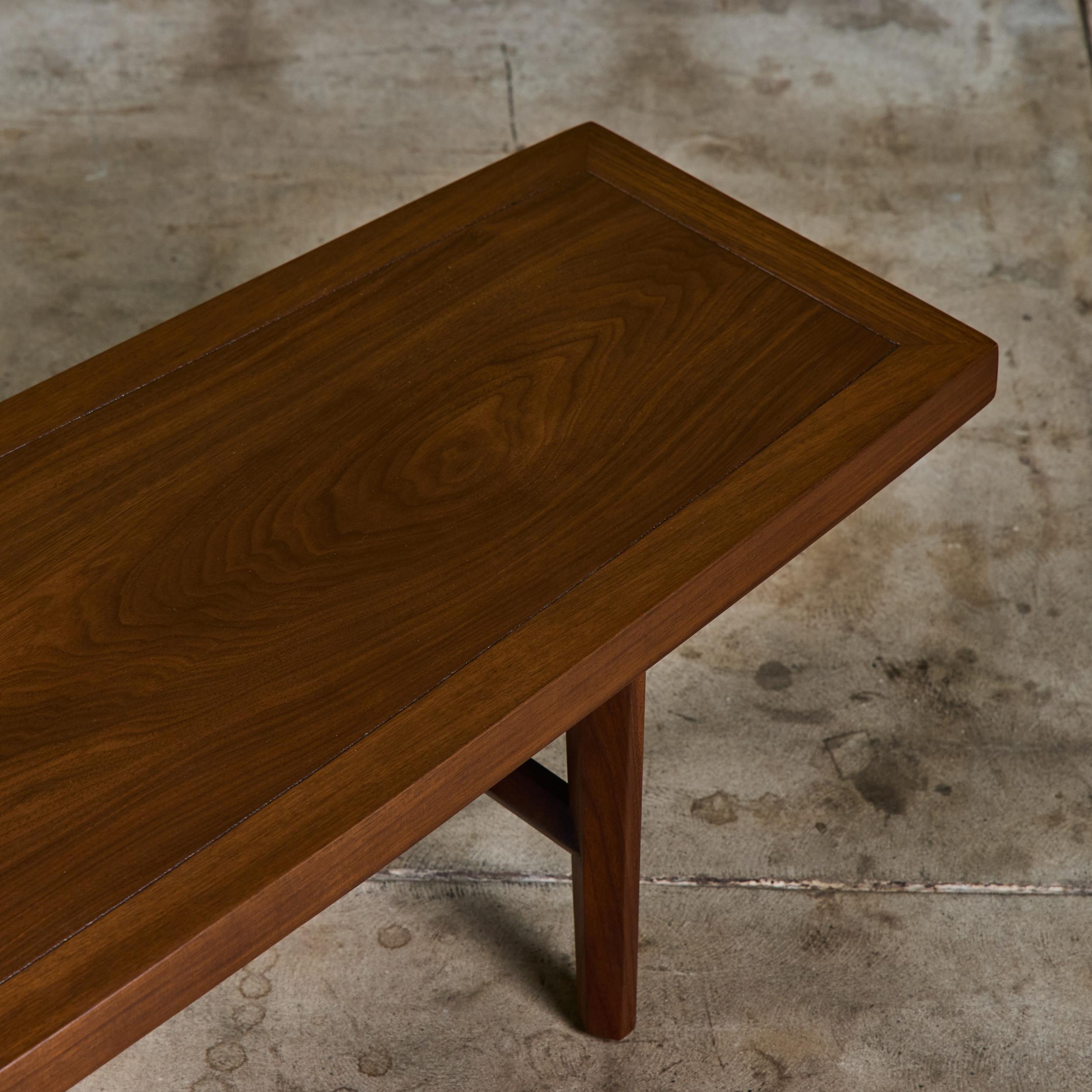 Widdicomb Walnut Coffee Table For Sale 5