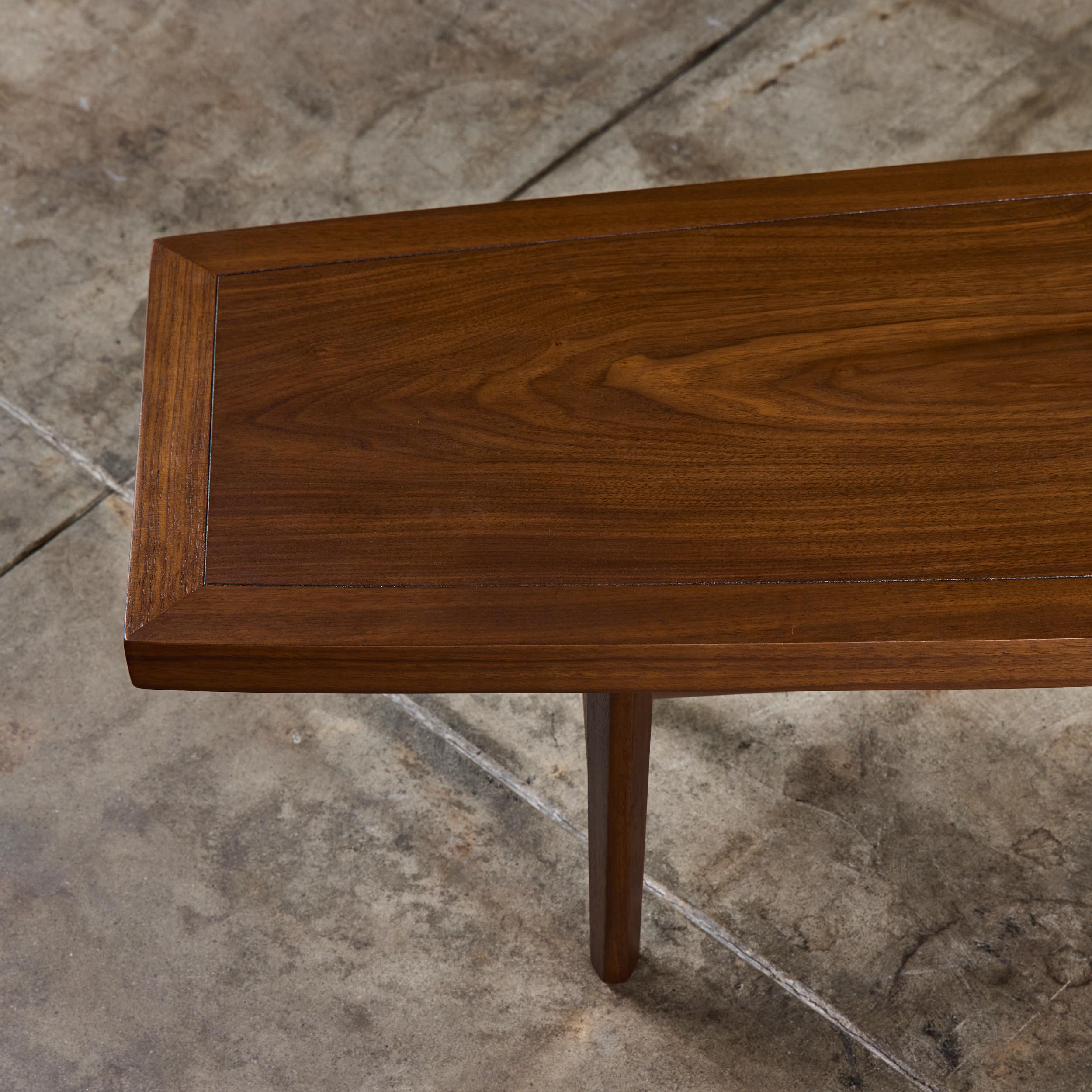 Widdicomb Walnut Coffee Table For Sale 6