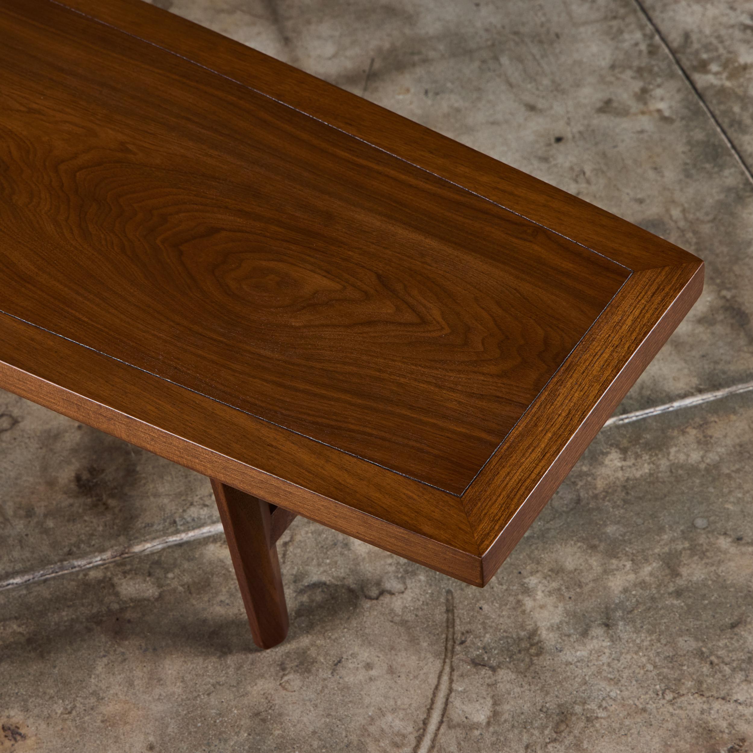 Widdicomb Walnut Coffee Table For Sale 7