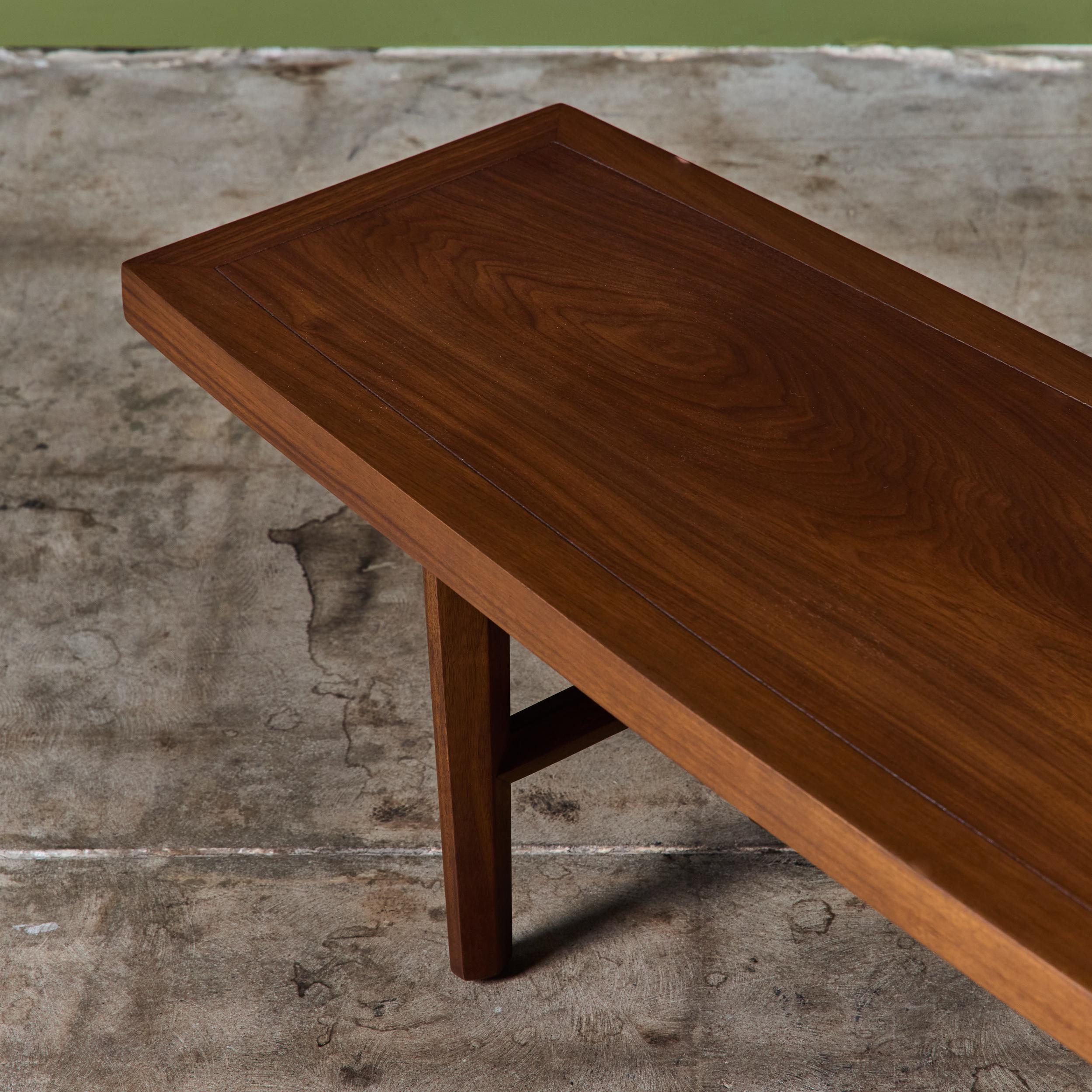 Widdicomb Walnut Coffee Table For Sale 8