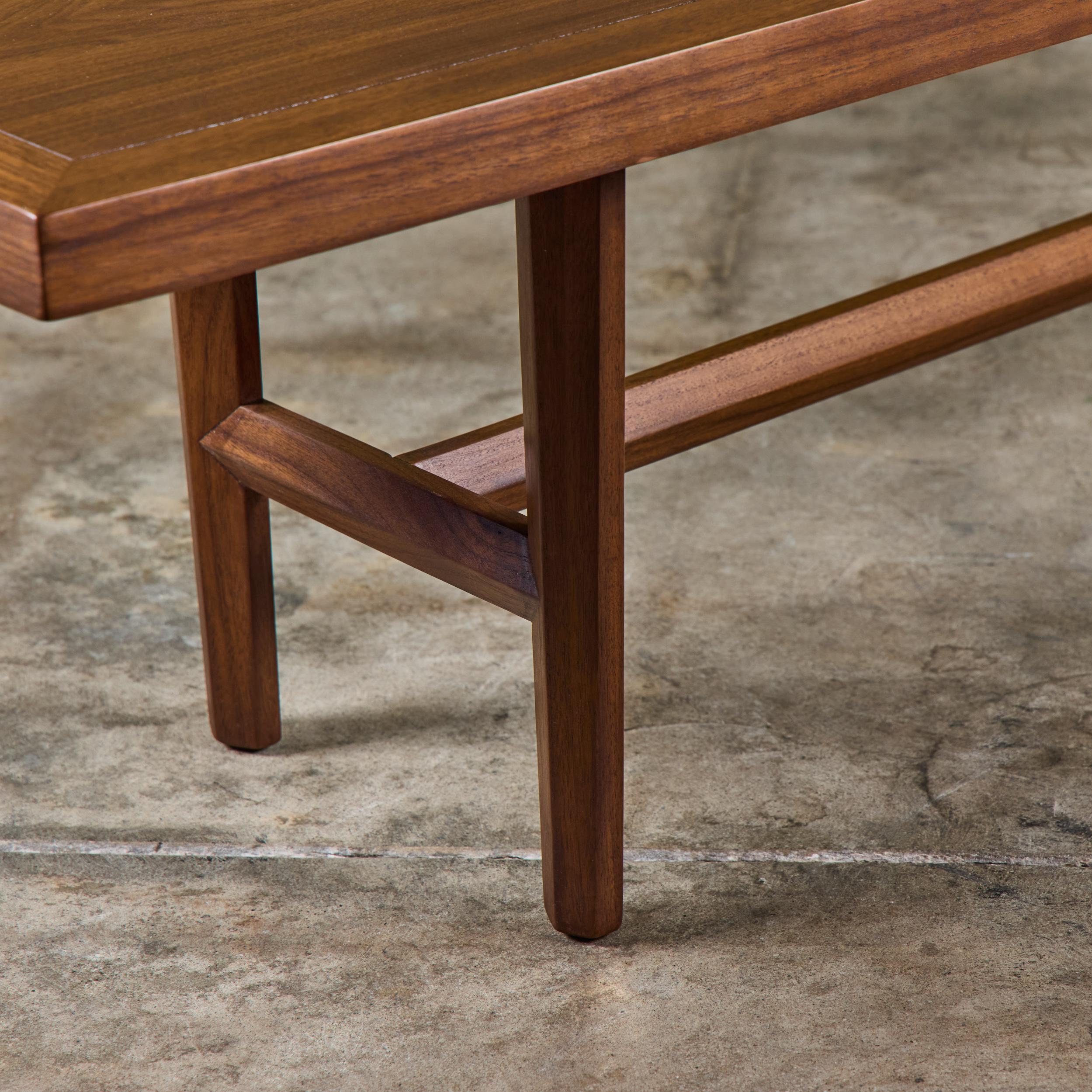 Widdicomb Walnut Coffee Table For Sale 10