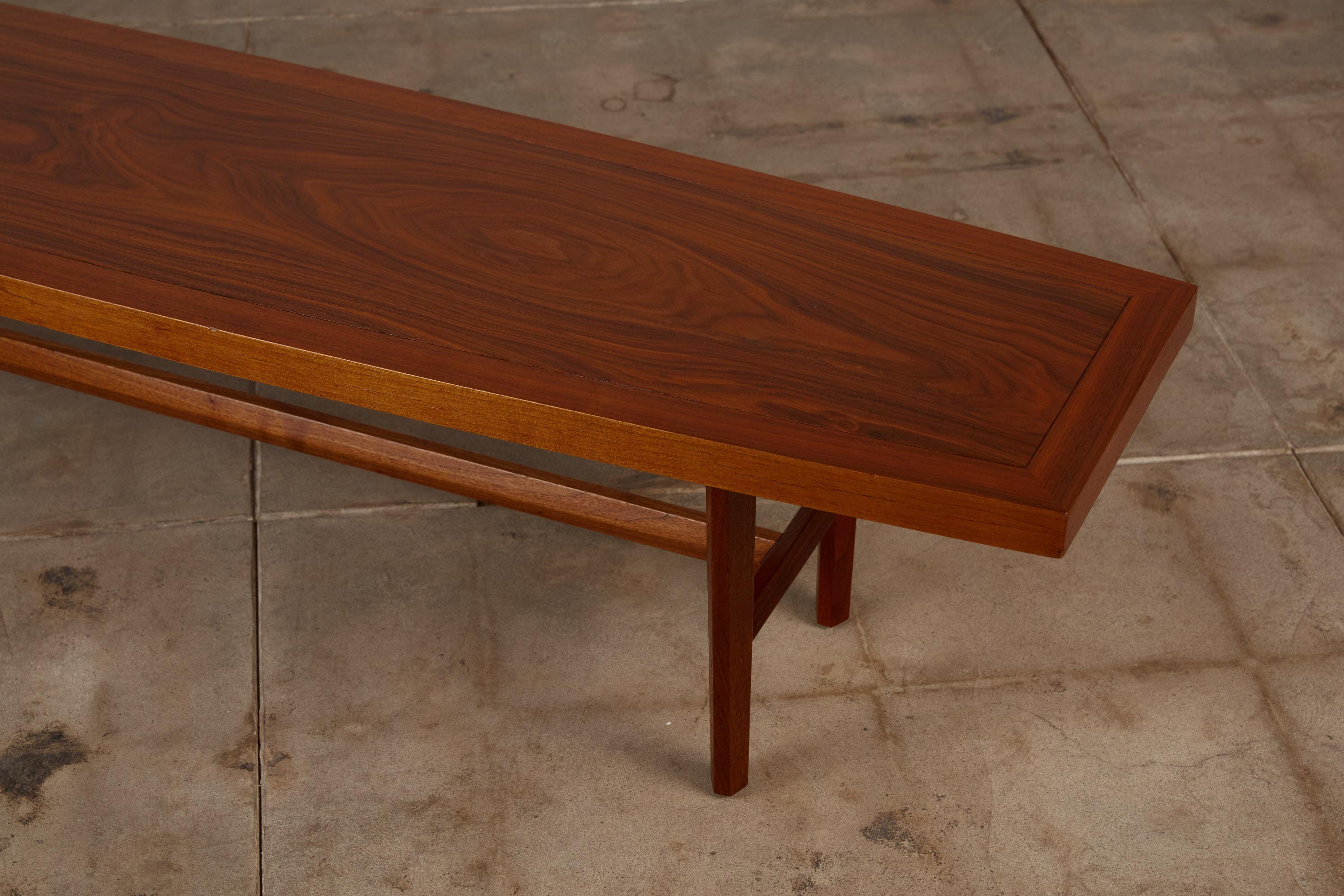 North American Widdicomb Walnut Coffee Table