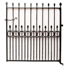 Wide Used Wrought Iron Garden Gate