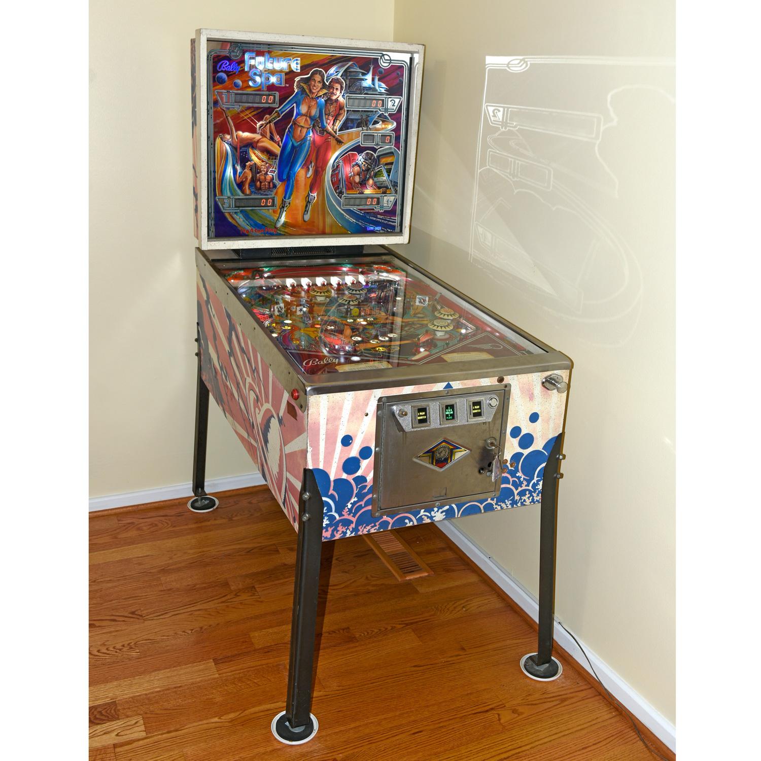 Wide Body Future Spa Pinball Machine by Bally For Sale 4