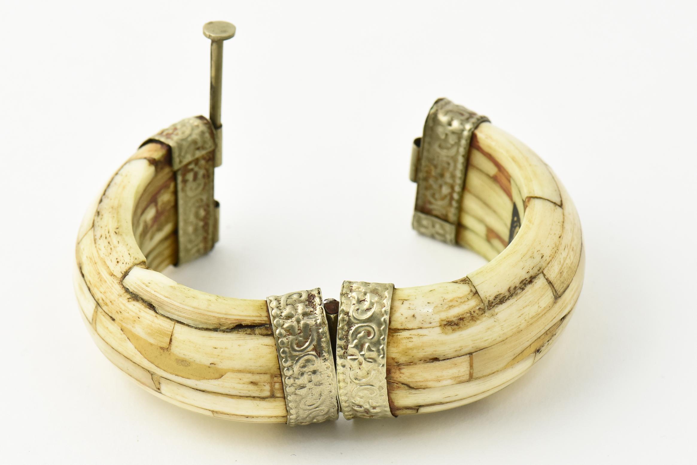 bone bangle bracelet