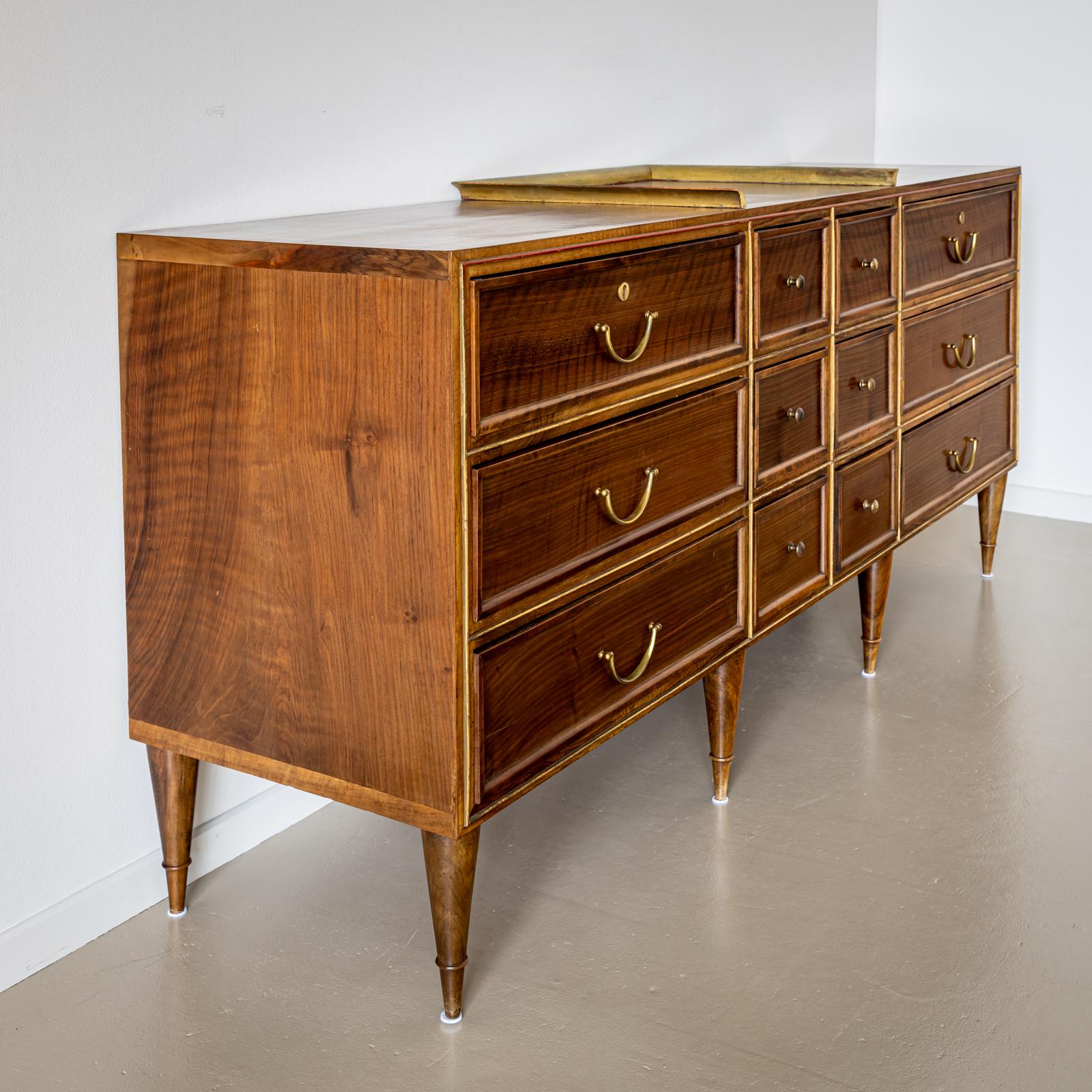 20th Century Wide chest of drawers, Italy 1960s For Sale