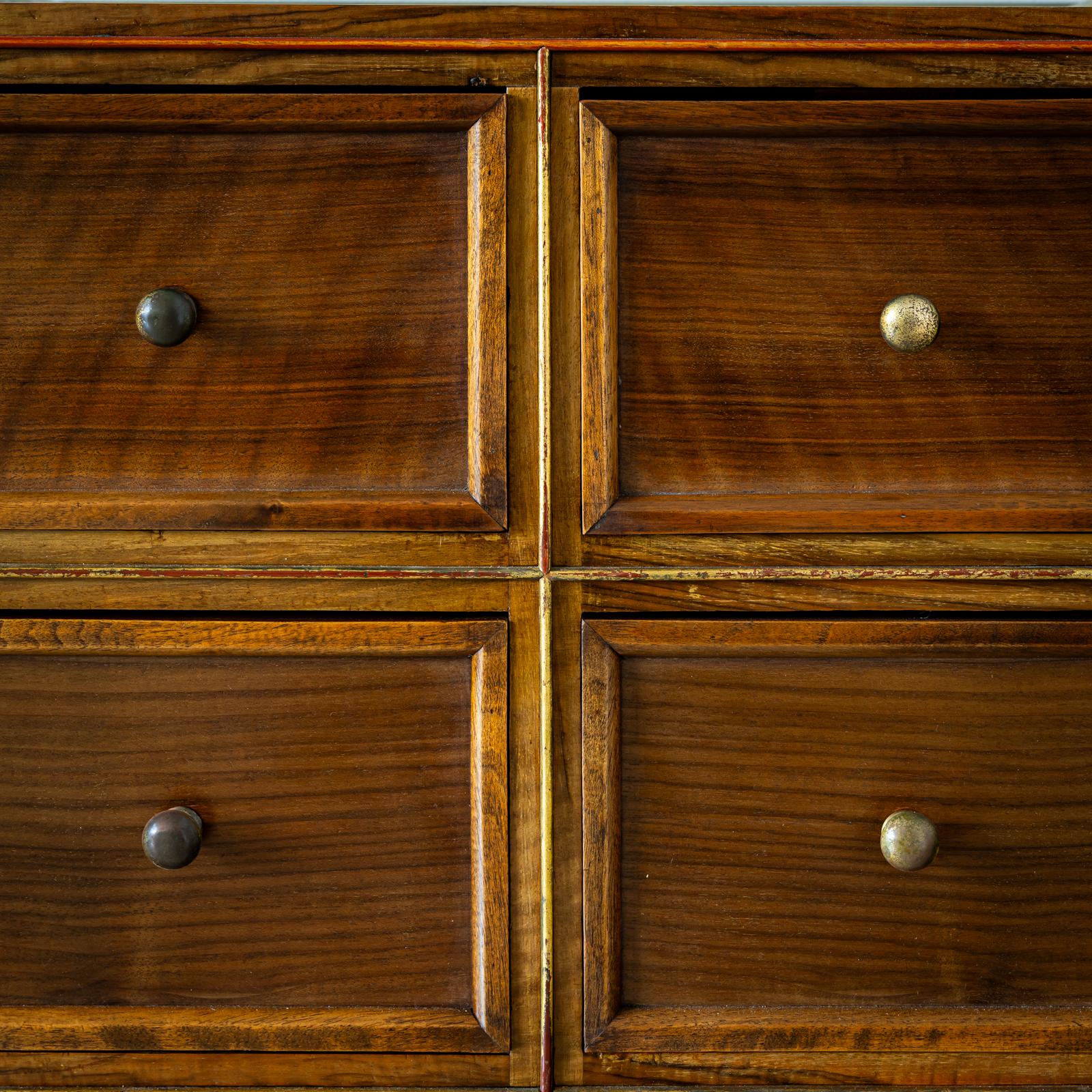 Wide chest of drawers, Italy 1960s For Sale 1