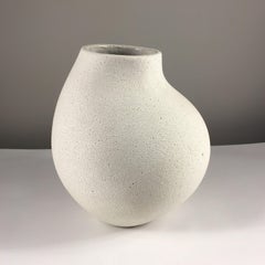 Wide Curved Neck Vase by Yumiko Kuga
