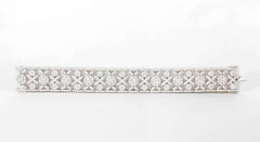 Wide Diamond Bracelet