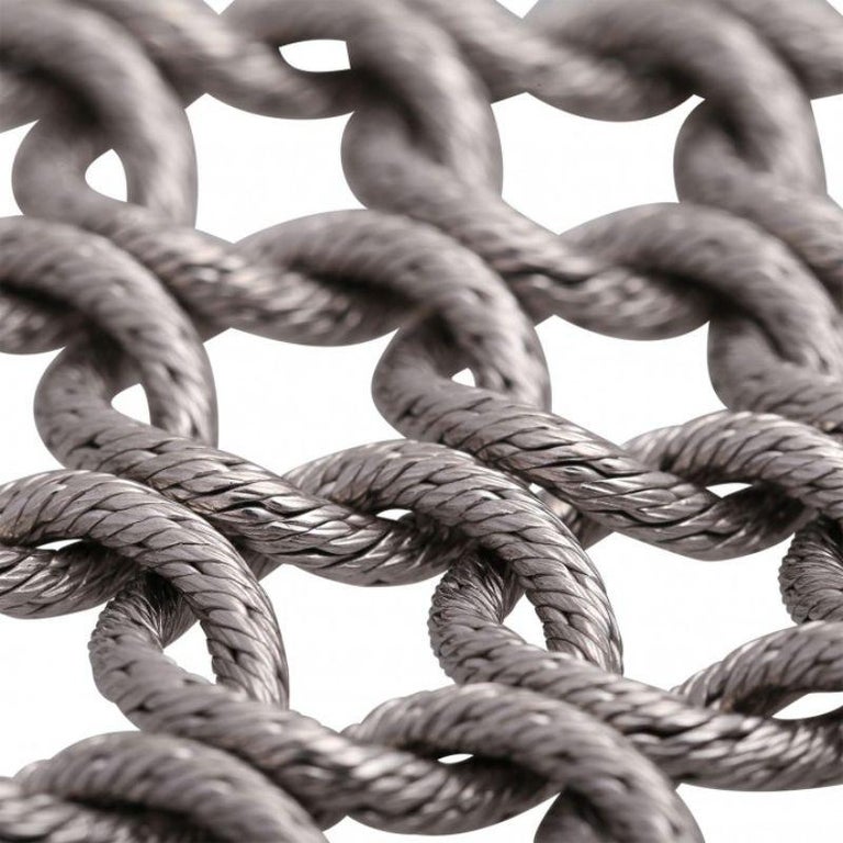 Wide Eyelet Bracelet Made of Cord Wire For Sale at 1stDibs