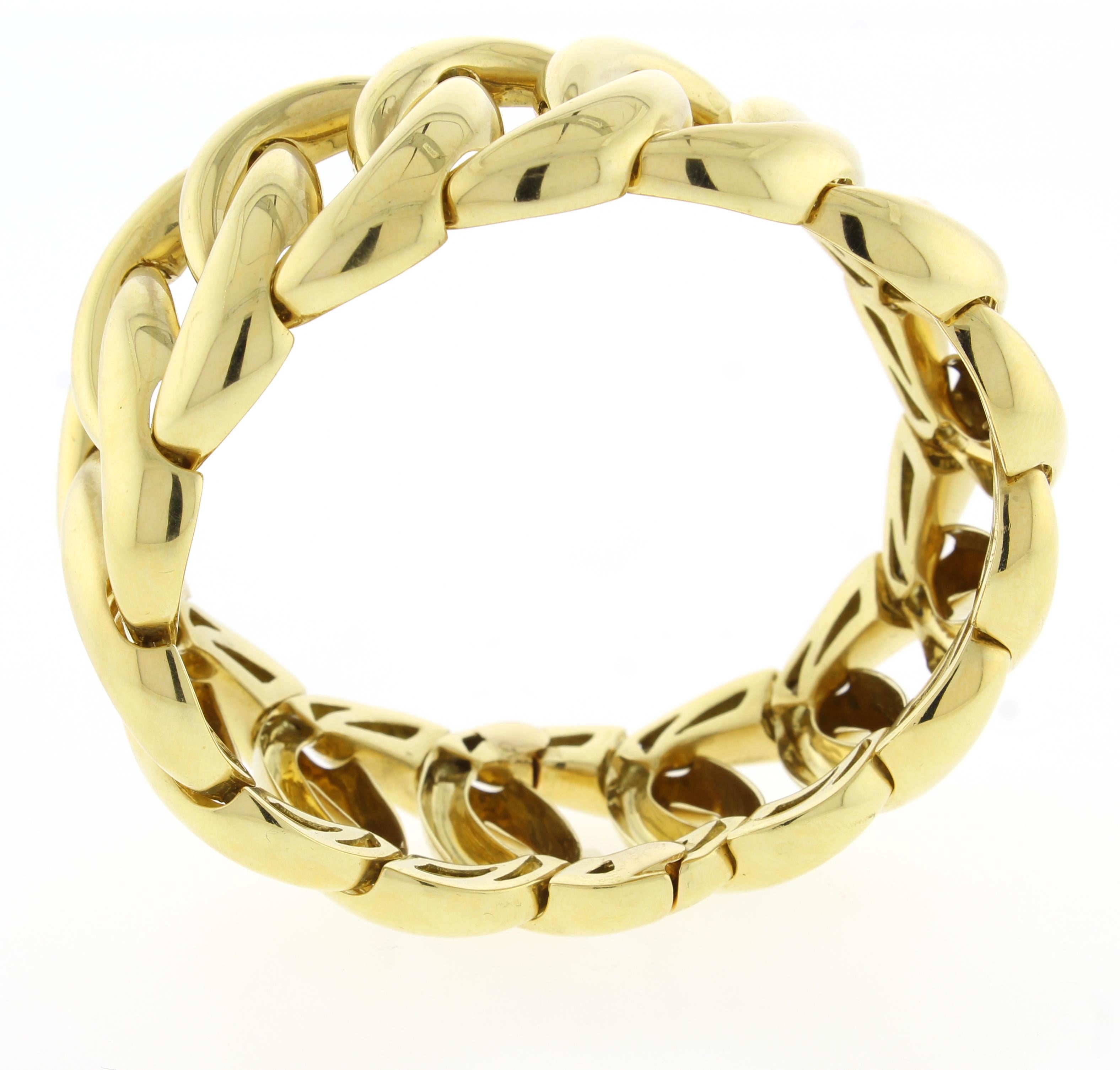 wide gold bracelets