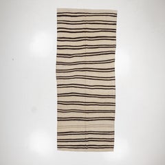 Wide Kilim Runner from Konya, Central Anatolia, Turkey, Mid-20th C