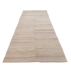 Wide Kilim Runner from Konya, Central Anatolia, Turkey, Mid-20th C
