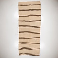 Wide Kilim Runner from Konya, Central Anatolia, Turkey, Mid-20th C
