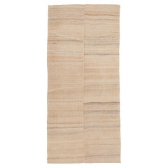 Vintage Wide Kilim Runner from Konya, Central Anatolia, Turkey, Mid-20th C
