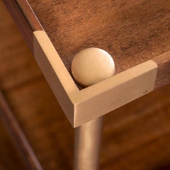 Wide Modern Campaign Style Etagere