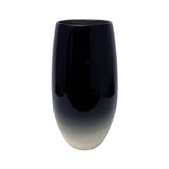 Wide Mouth Ceramic Column Vase with Ombre Glaze by Sandi Fellman Wide Mouth Ceramic Column Vase with Ombre Glaze by Sandi Fellman