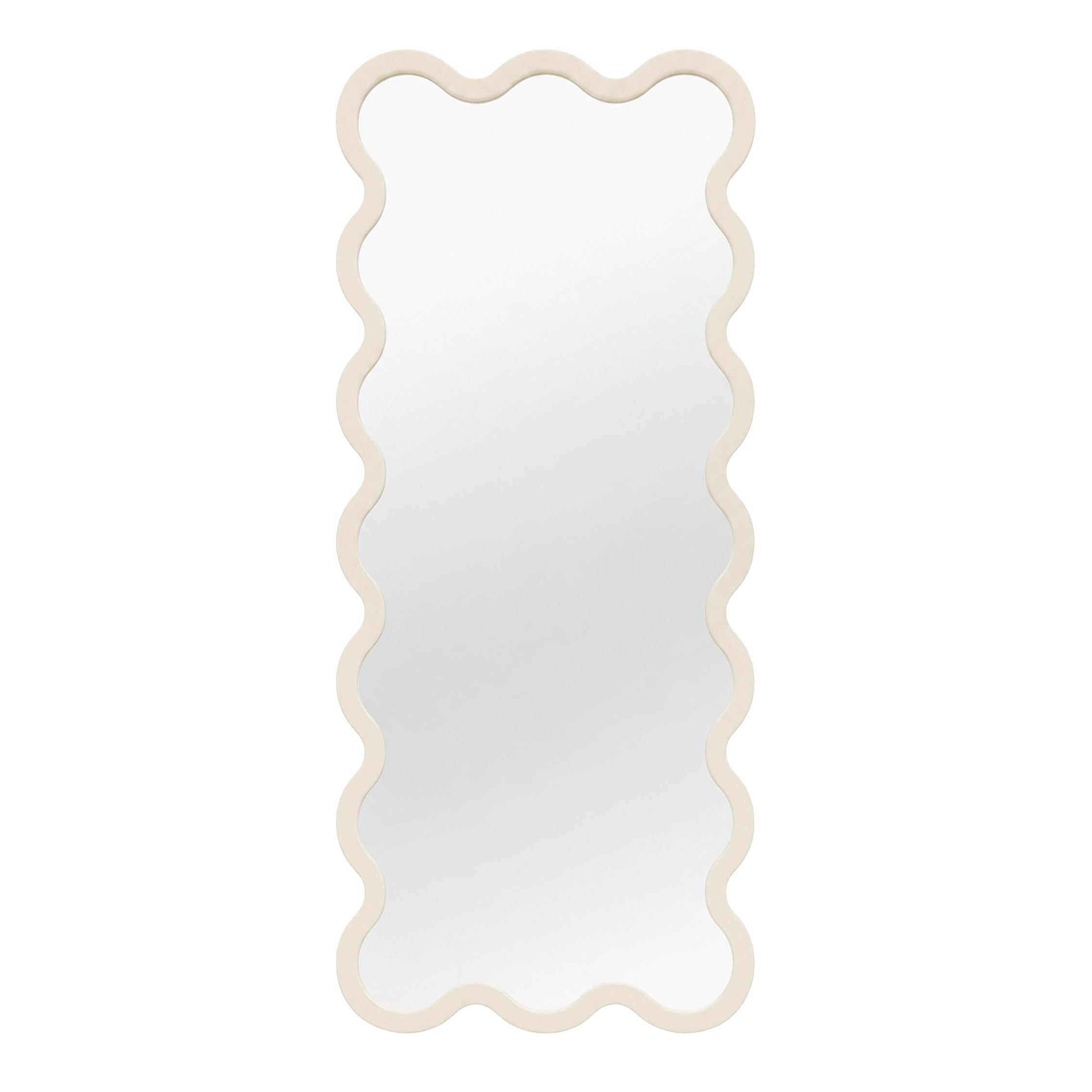 Grand miroir mural en bois bio pour le couloir - Hvyli 16, conçu par Ivan Voitovych en vente