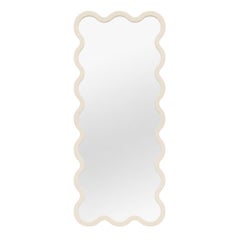 Wide Organic Hall Wall Wood Mirror - Hvyli 16 Designed by Ivan Voitovych