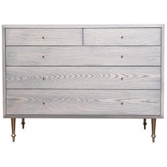 Wide Pacific Dresser with Greywashed Finish by Volk
