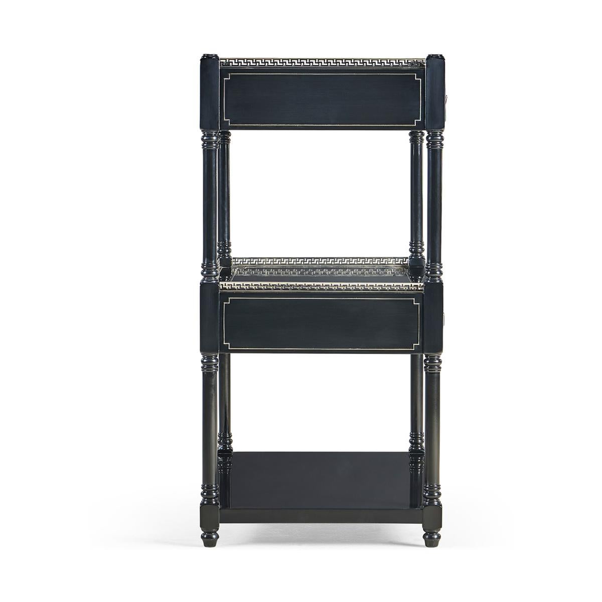 wide etagere