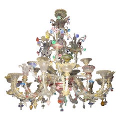 Pauly Wide Rezzonico Eclectic Chandelier 24 Arms, Unique Elements Combination
