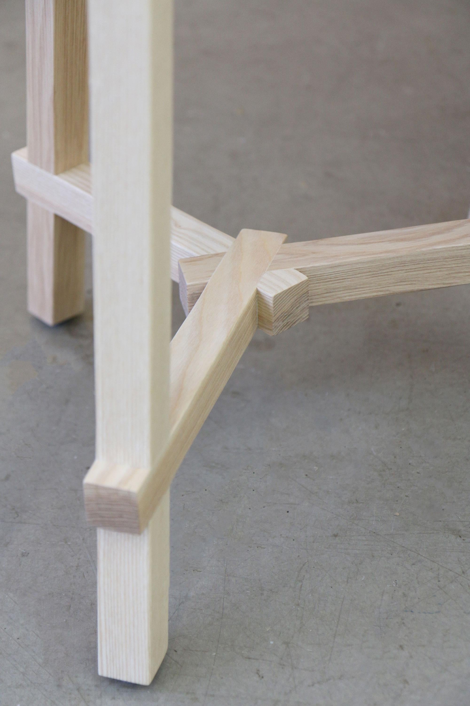 low wood stools