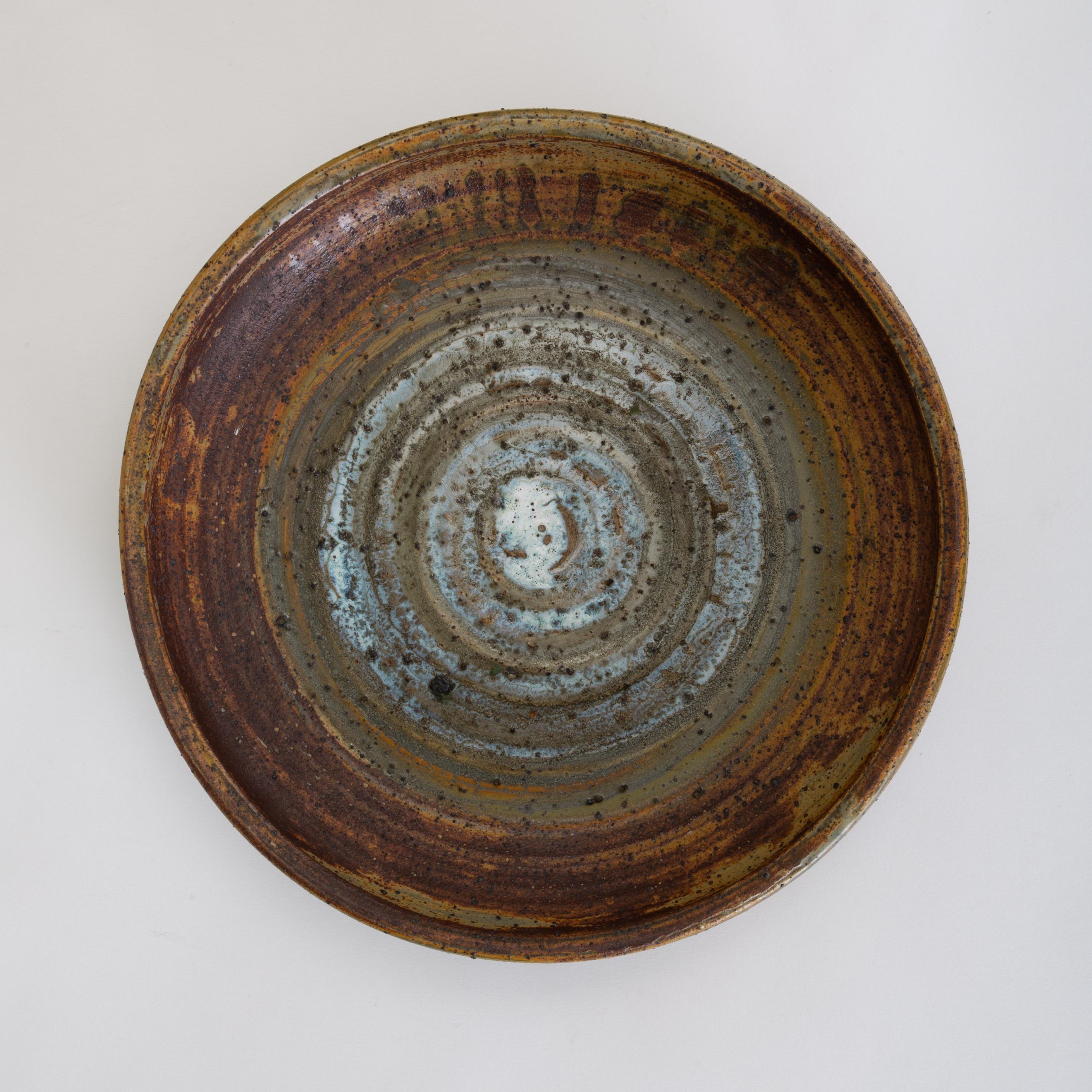 20th Century Wide Stoneware Bowl