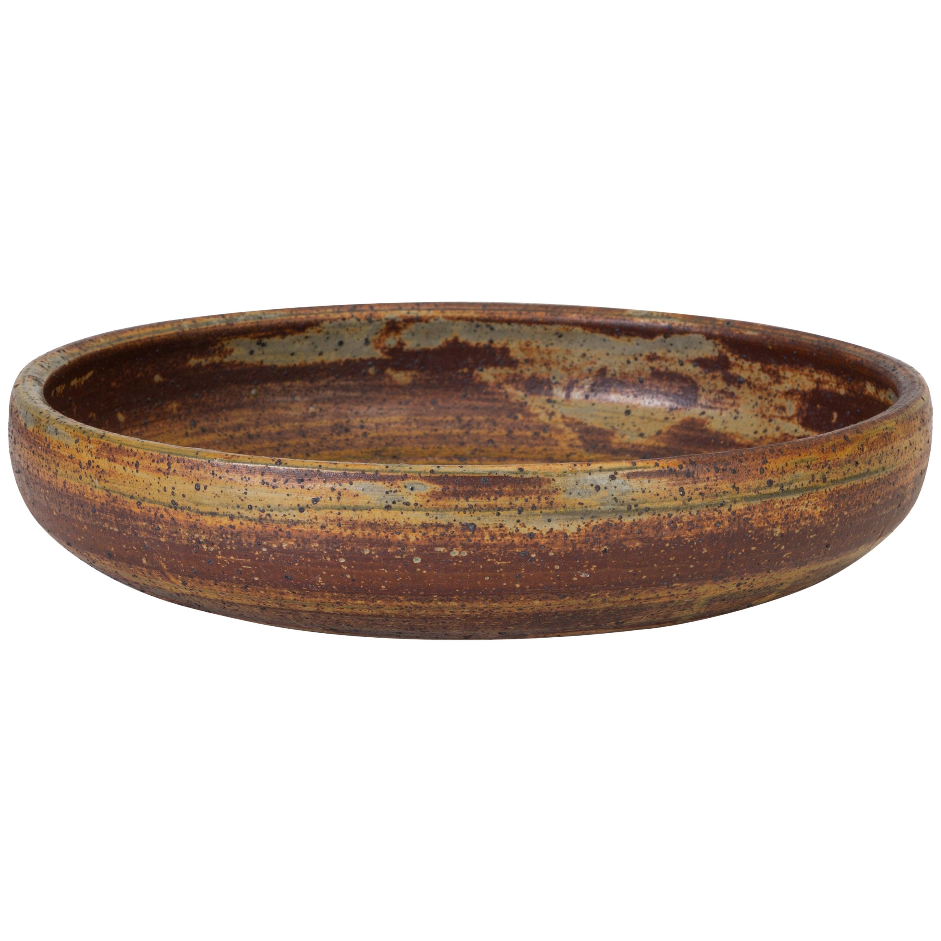 Wide Stoneware Bowl