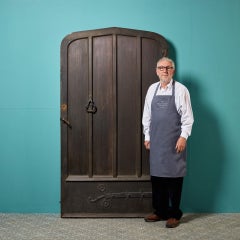 Wide Victorian Arched Oak Exterior Door