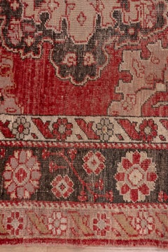 Wide Vintage Oushak Runner