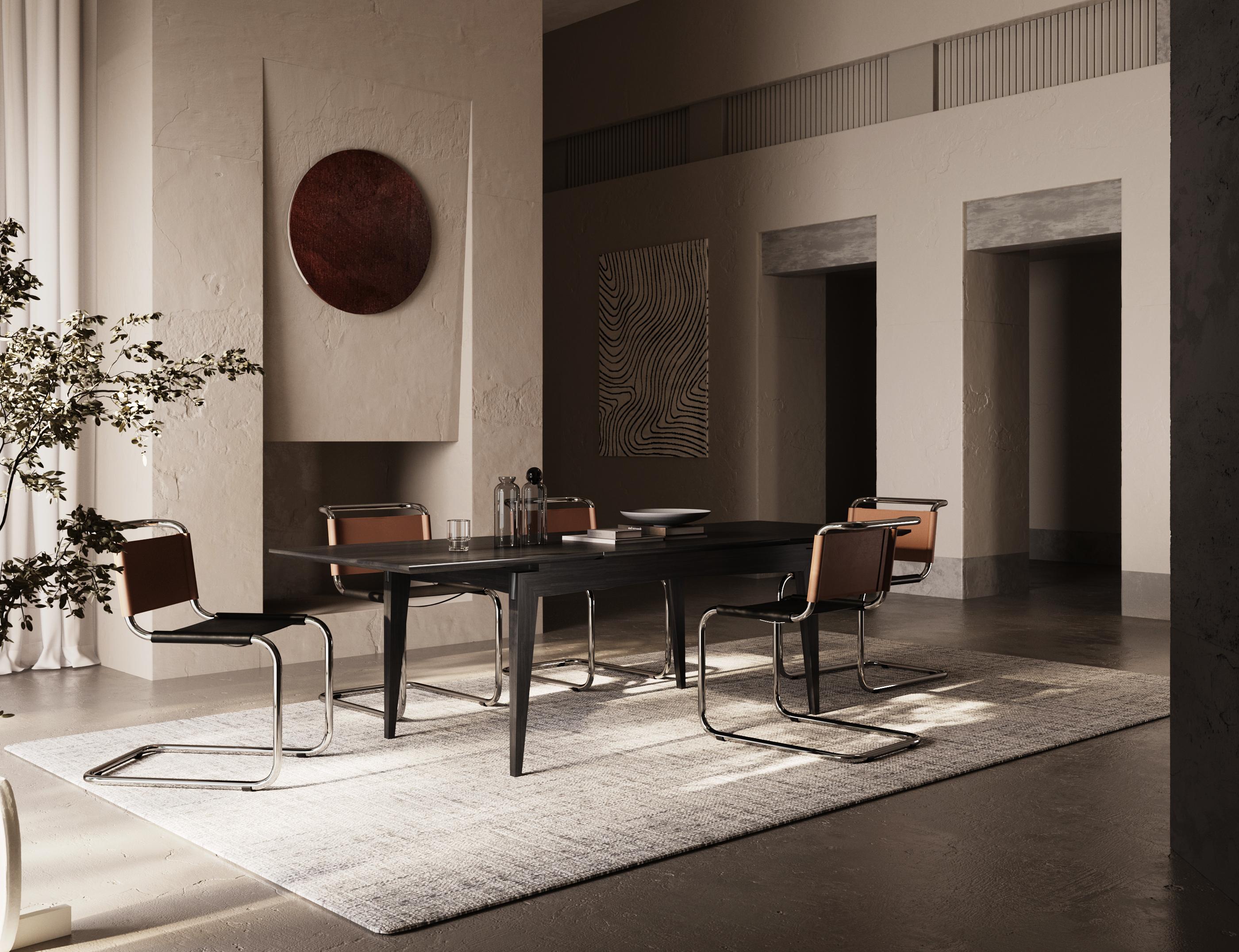 WIDEN Extendable Dining Table – Sculptural Minimalism for Evolving Spaces

The WIDEN table is a study in balance—its compact, solid structure carries a dynamic visual gesture that brings lightness and rhythm to the form. Designed with modern living