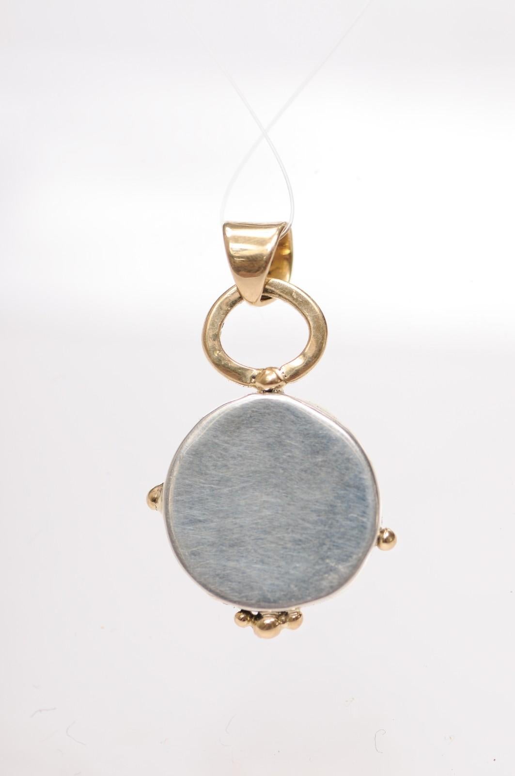Pendentif Prutah [pièce] en forme de mite de veuve avec 18K en vente 2