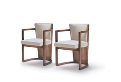 Wiebe Armchair by Hugues Chevalier, Hand-Crafted Beechwood, Modern