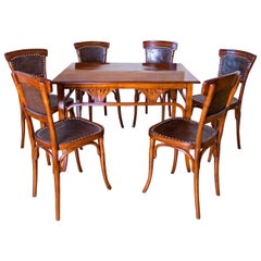 Antique Wien Secession Jacob & Josef Kohn Wien Dining Set