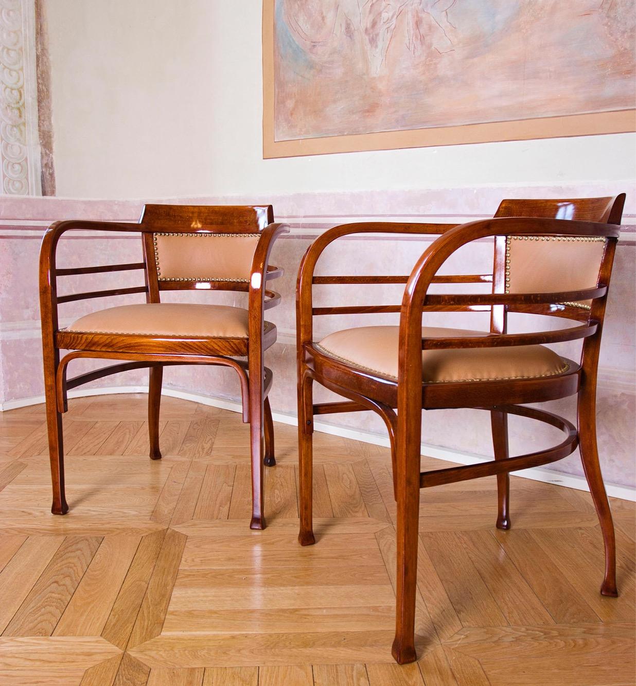 Austrian Wien Secession Thonet Coffee Set Attributed to Otto Wagner Designer For Sale