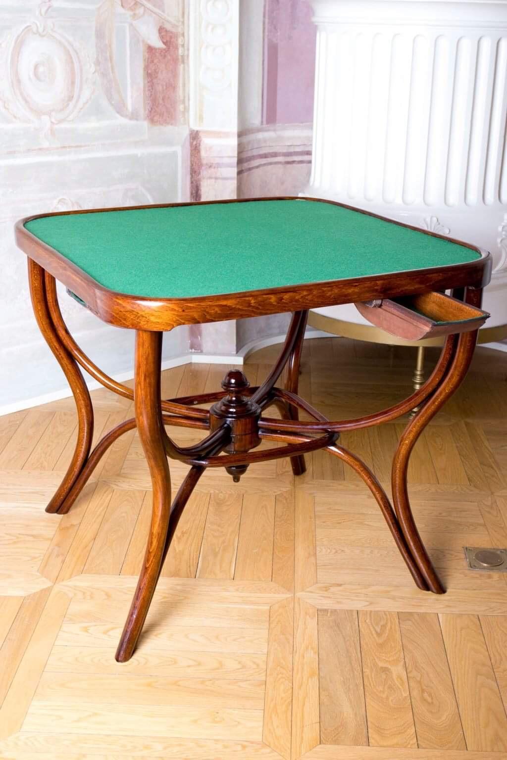 Early 20th Century Wien Thonet Secession Card Table For Sale
