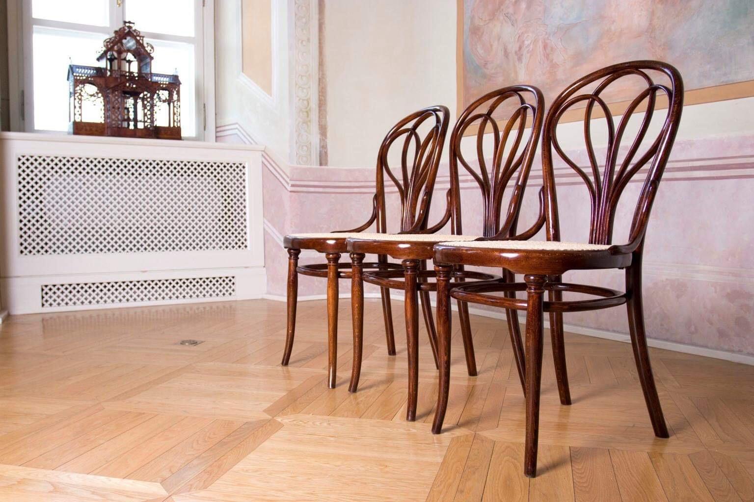 Wien Thonet Secession Chairs No.25 In Good Condition For Sale In Gyermely, Komárom-Esztergom