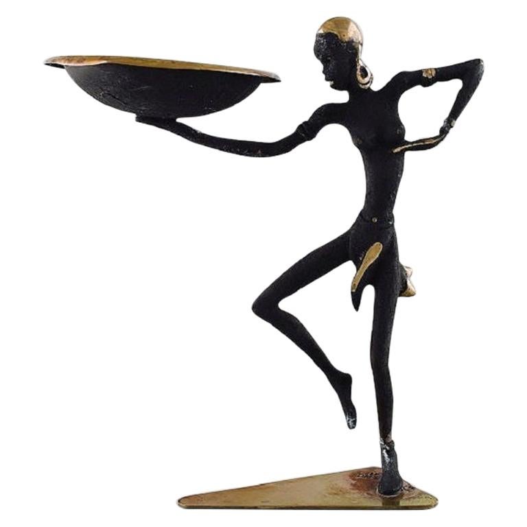 Wiener Bronze, Rare Art Deco "Josephine Baker" Figure, 1930s